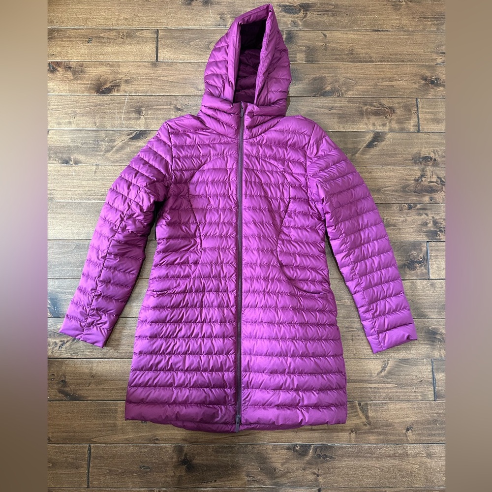 Women's Purple pack it down Lululemon jacket